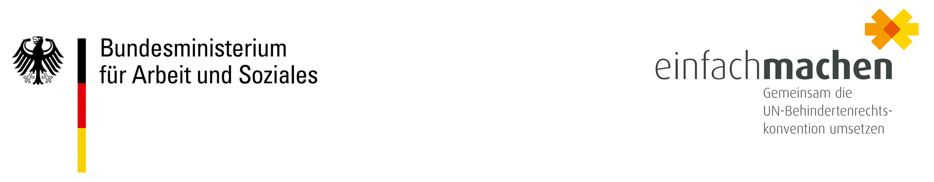 Logos vom BMAS und 
